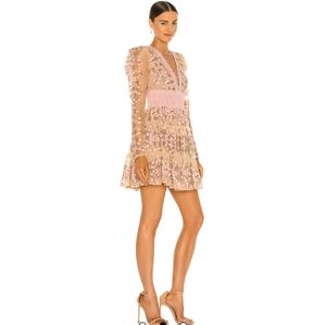 Bronx and Banco Megan Embroided mini dress Medium